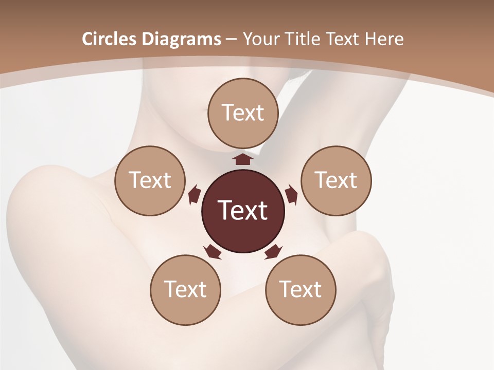 Hair Tyle Young Girl PowerPoint Template