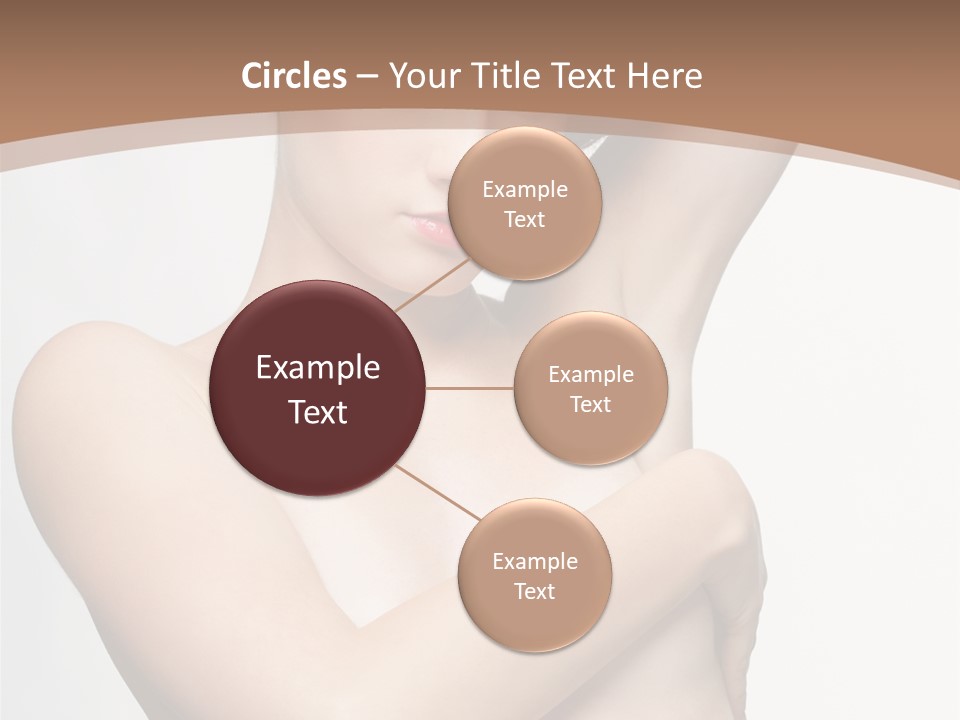 Hair Tyle Young Girl PowerPoint Template