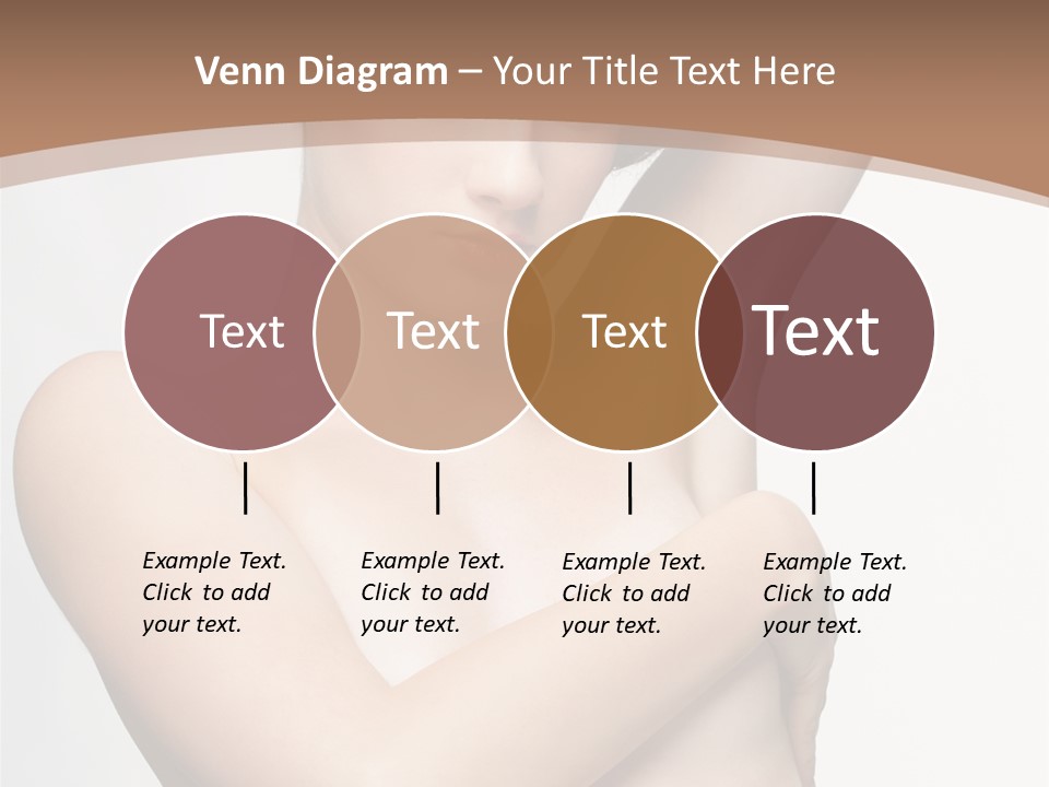 Hair Tyle Young Girl PowerPoint Template