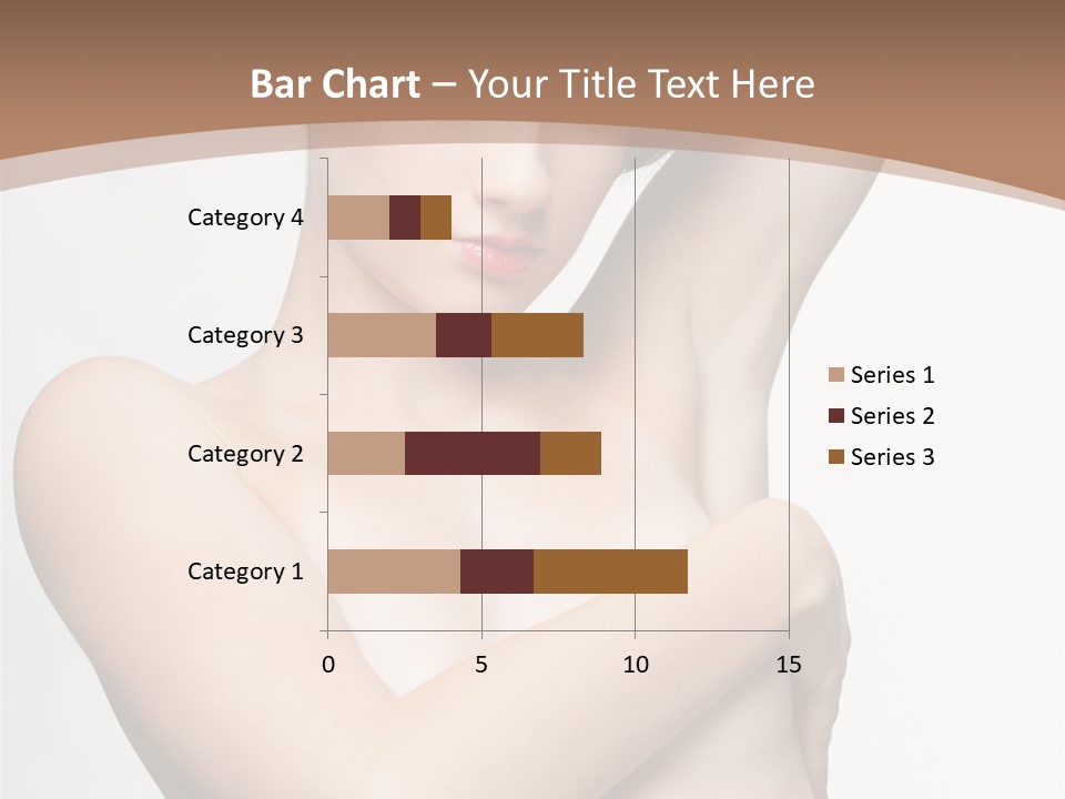 Hair Tyle Young Girl PowerPoint Template