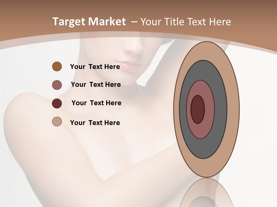 Hair Tyle Young Girl PowerPoint Template