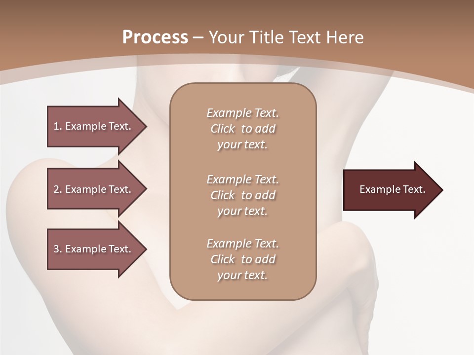 Hair Tyle Young Girl PowerPoint Template