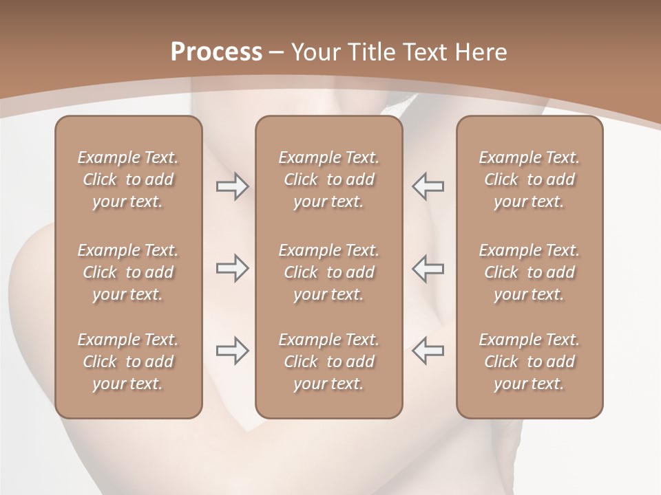 Hair Tyle Young Girl PowerPoint Template