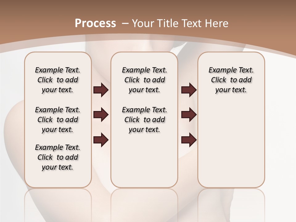 Hair Tyle Young Girl PowerPoint Template