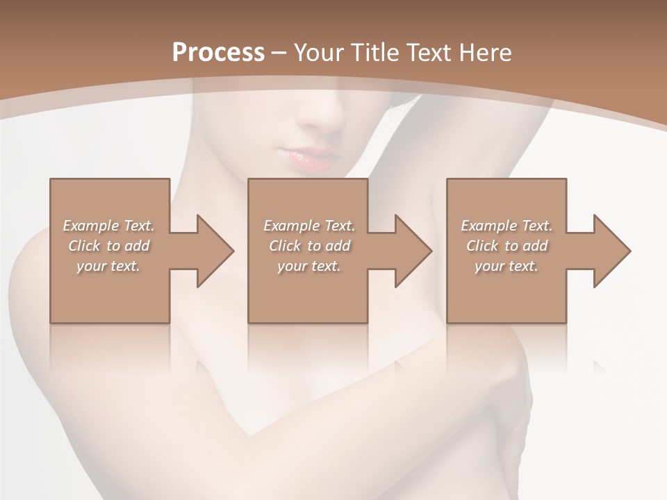 Hair Tyle Young Girl PowerPoint Template