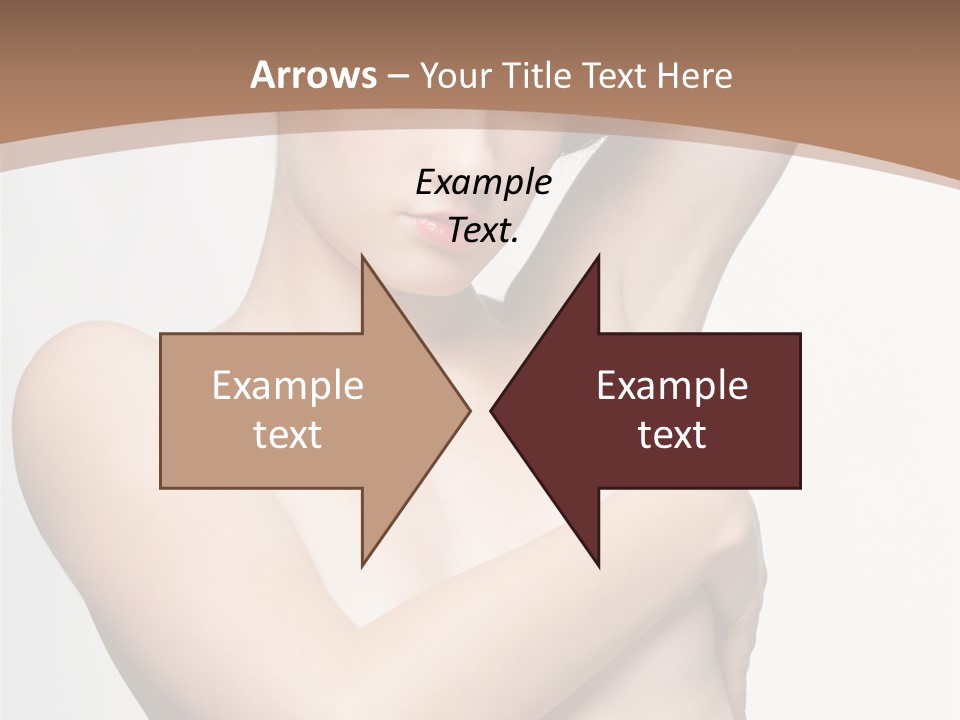 Hair Tyle Young Girl PowerPoint Template