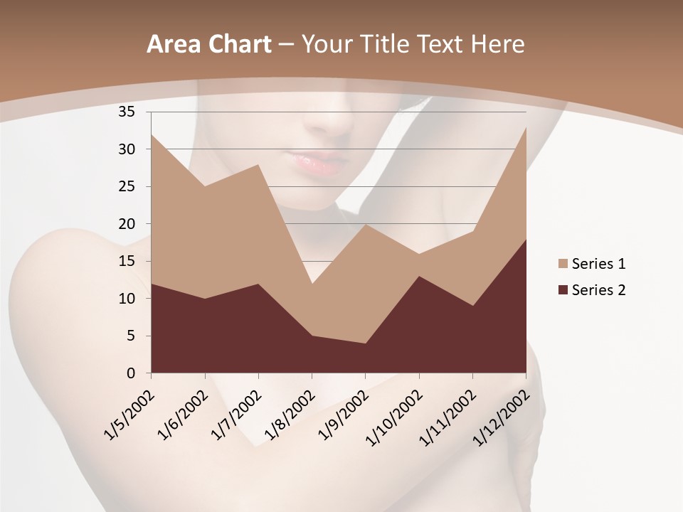 Hair Tyle Young Girl PowerPoint Template