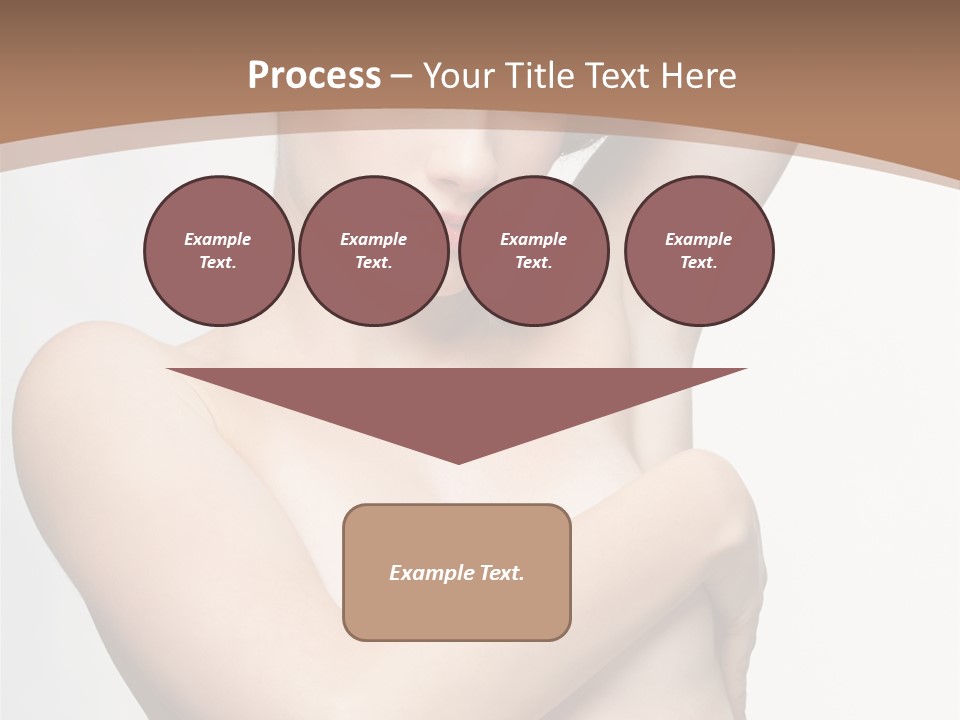 Hair Tyle Young Girl PowerPoint Template