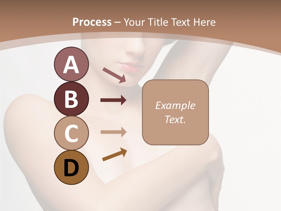 Hair Tyle Young Girl PowerPoint Template