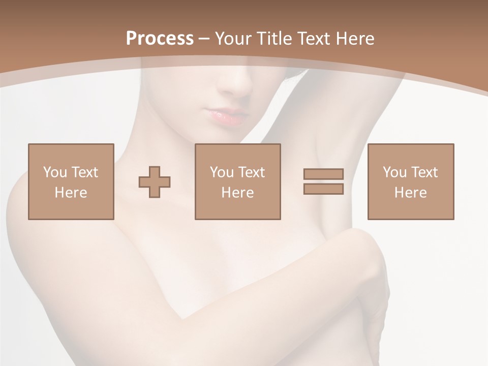 Hair Tyle Young Girl PowerPoint Template