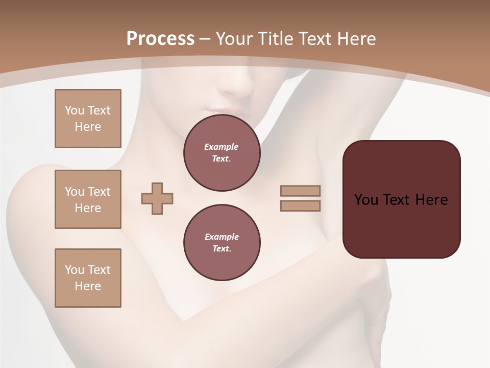 Hair Tyle Young Girl PowerPoint Template