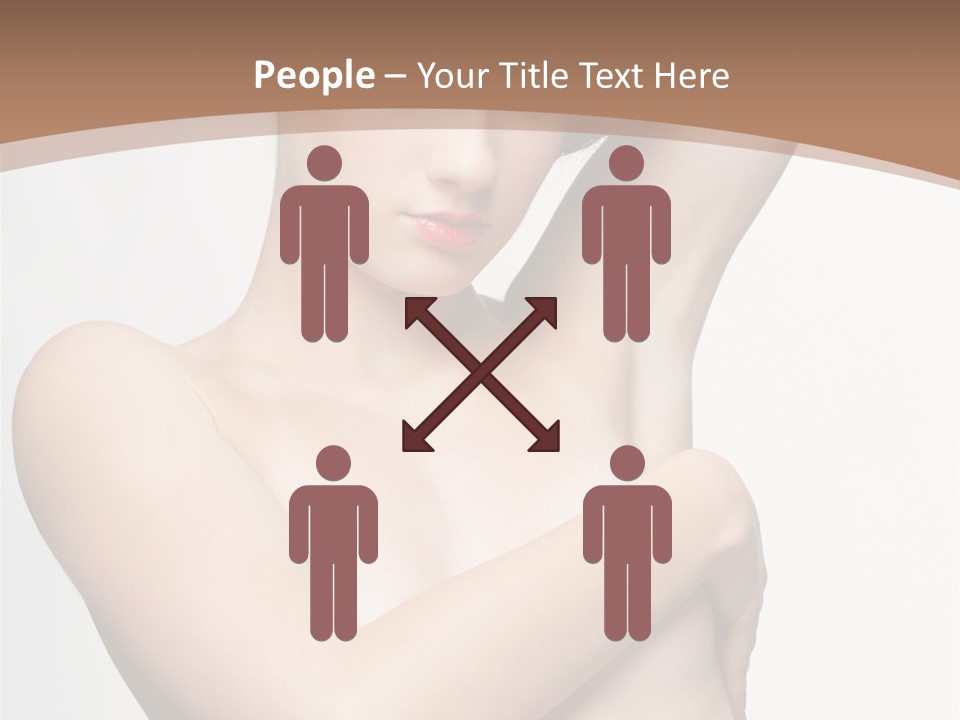 Hair Tyle Young Girl PowerPoint Template