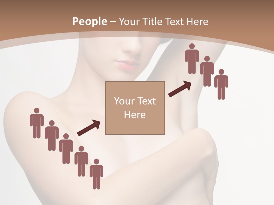 Hair Tyle Young Girl PowerPoint Template