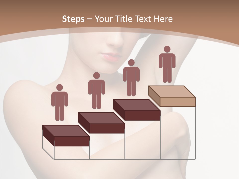 Hair Tyle Young Girl PowerPoint Template