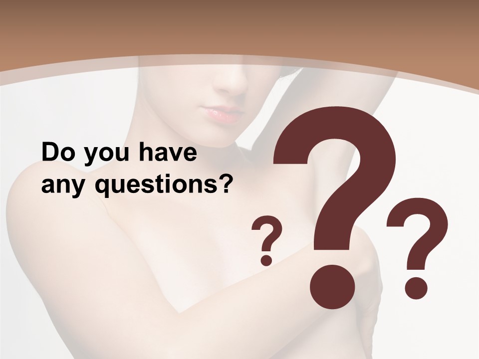 Hair Tyle Young Girl PowerPoint Template