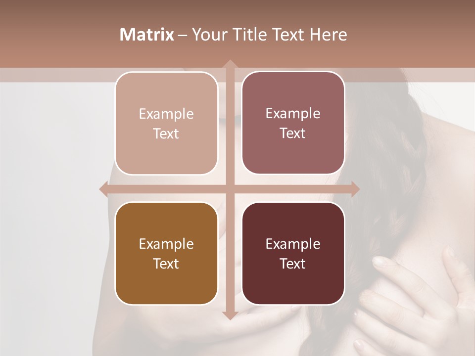 Hair Girl Attractive PowerPoint Template