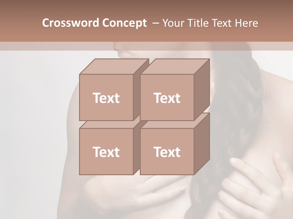 Hair Girl Attractive PowerPoint Template