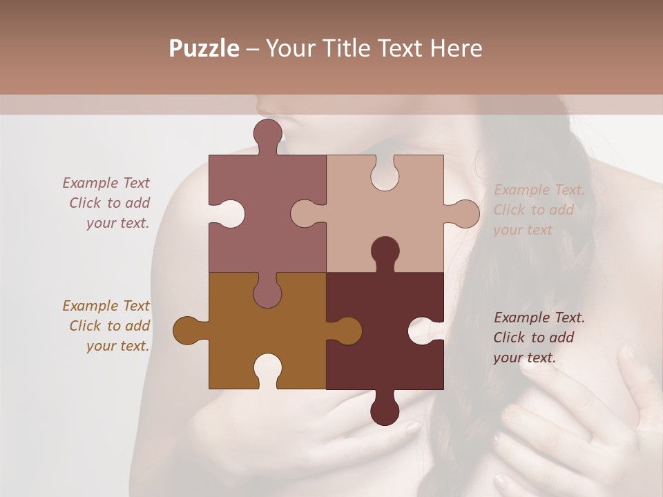 Hair Girl Attractive PowerPoint Template