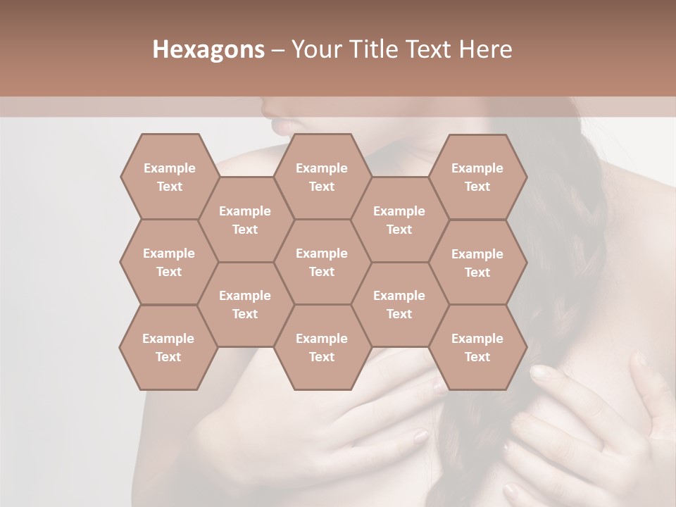 Hair Girl Attractive PowerPoint Template