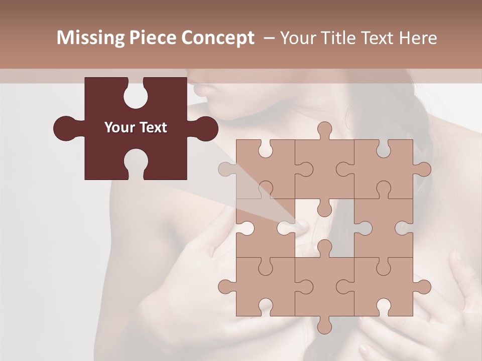 Hair Girl Attractive PowerPoint Template