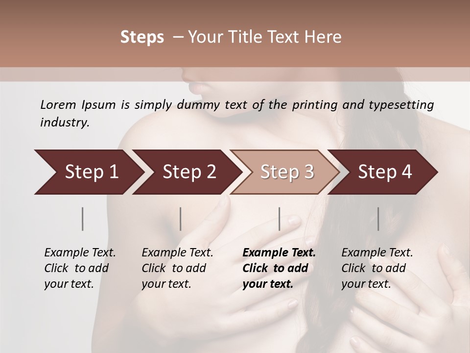 Hair Girl Attractive PowerPoint Template