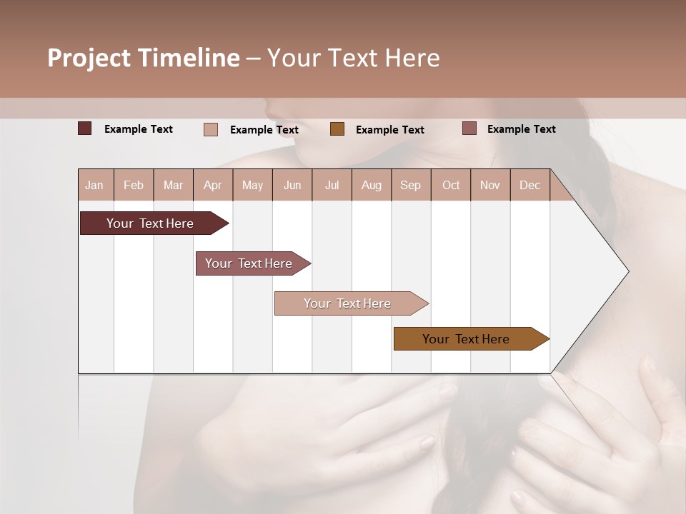 Hair Girl Attractive PowerPoint Template