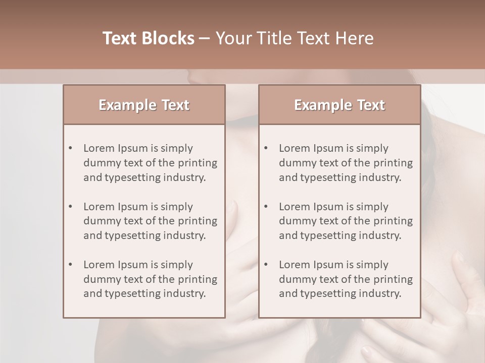 Hair Girl Attractive PowerPoint Template