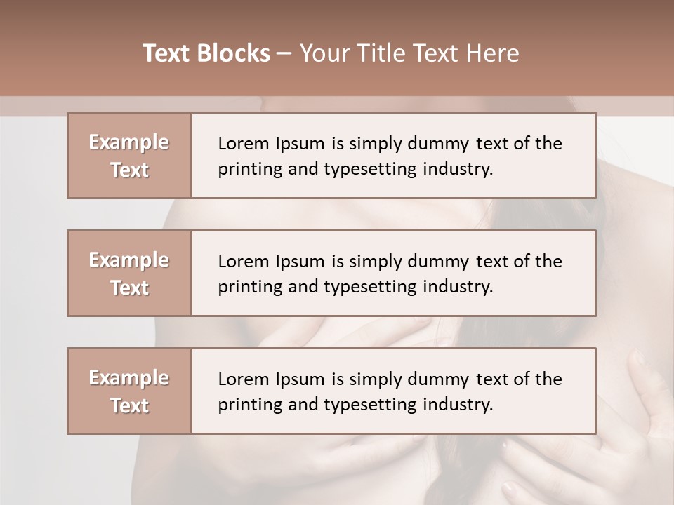 Hair Girl Attractive PowerPoint Template