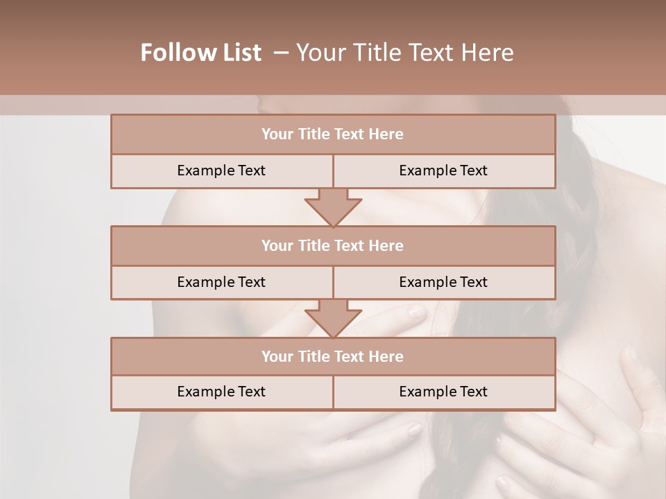 Hair Girl Attractive PowerPoint Template