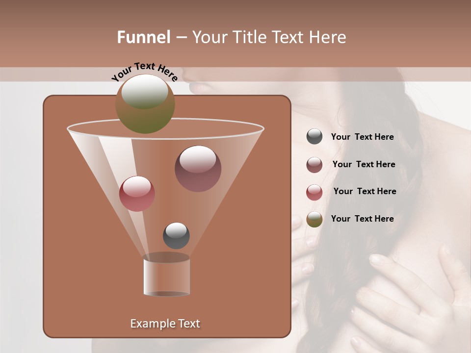 Hair Girl Attractive PowerPoint Template