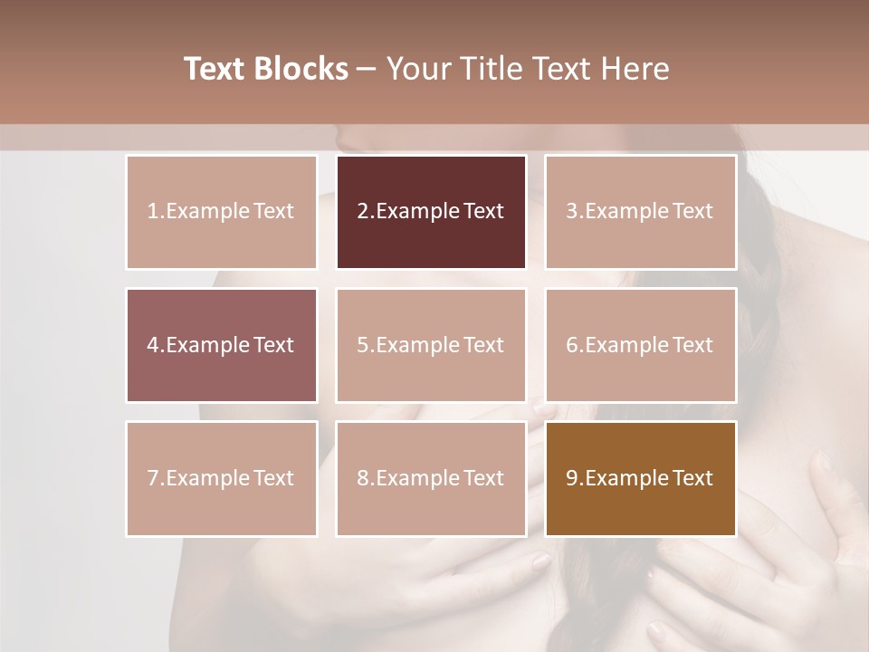 Hair Girl Attractive PowerPoint Template