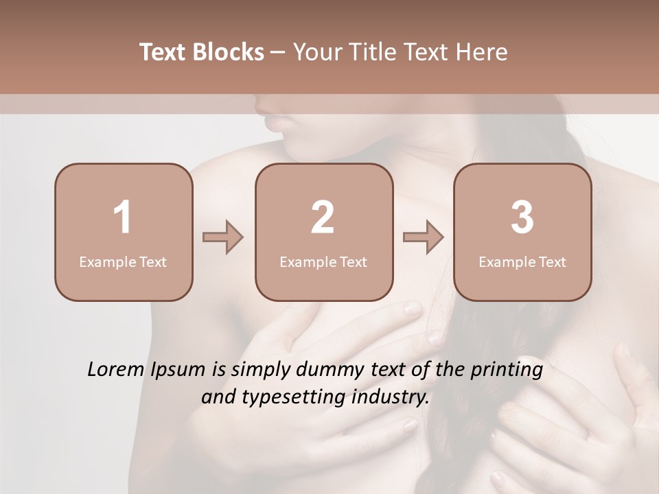 Hair Girl Attractive PowerPoint Template