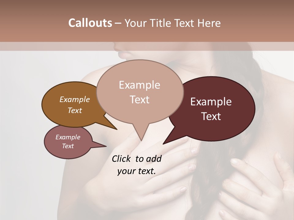 Hair Girl Attractive PowerPoint Template