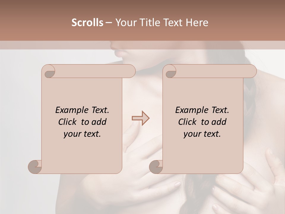 Hair Girl Attractive PowerPoint Template
