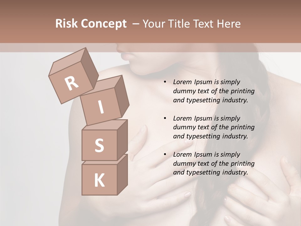 Hair Girl Attractive PowerPoint Template