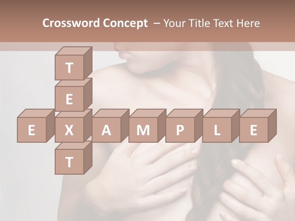 Hair Girl Attractive PowerPoint Template