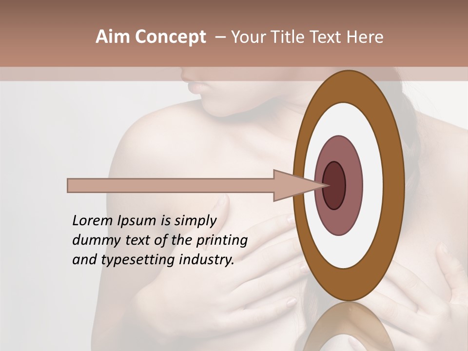 Hair Girl Attractive PowerPoint Template