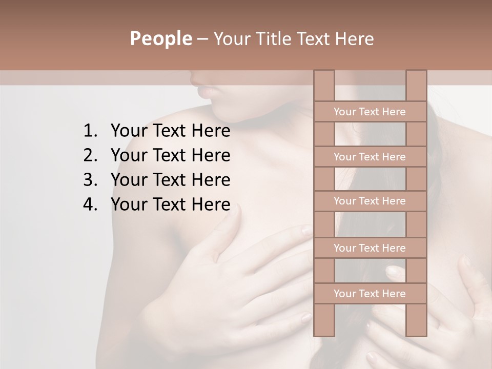 Hair Girl Attractive PowerPoint Template