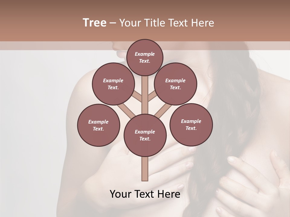 Hair Girl Attractive PowerPoint Template