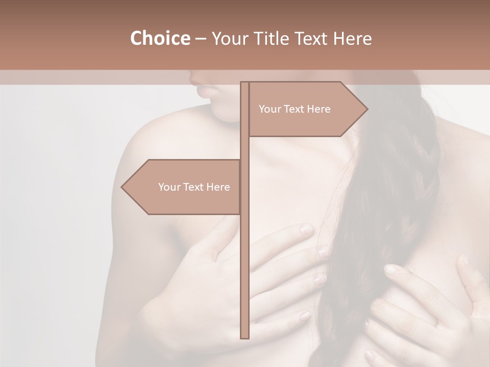 Hair Girl Attractive PowerPoint Template