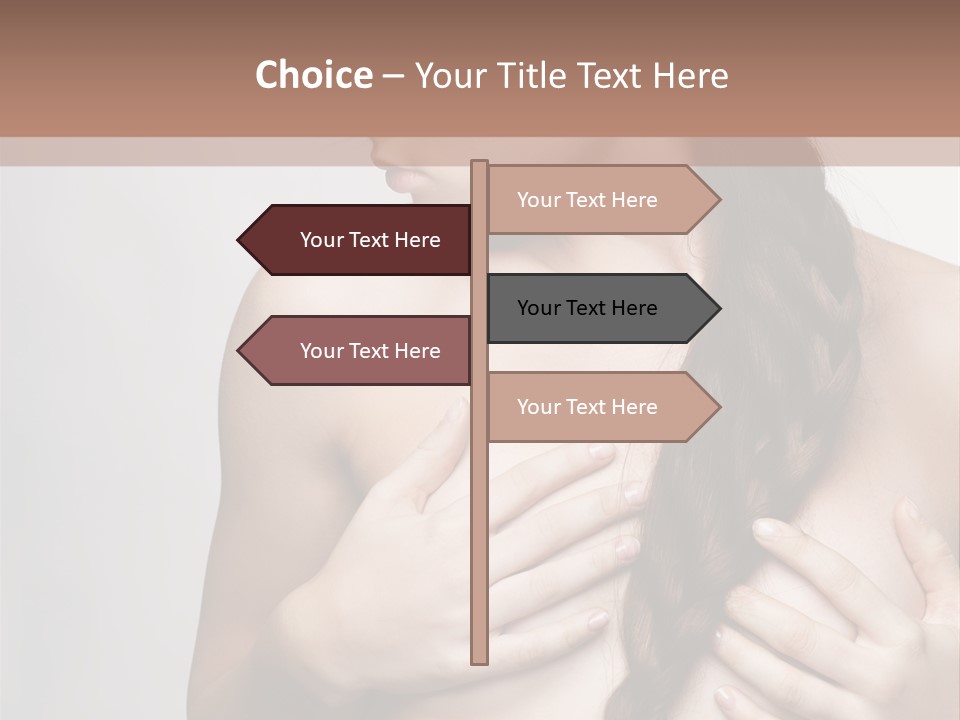 Hair Girl Attractive PowerPoint Template