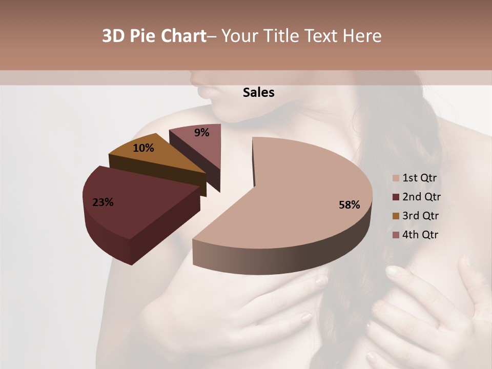 Hair Girl Attractive PowerPoint Template