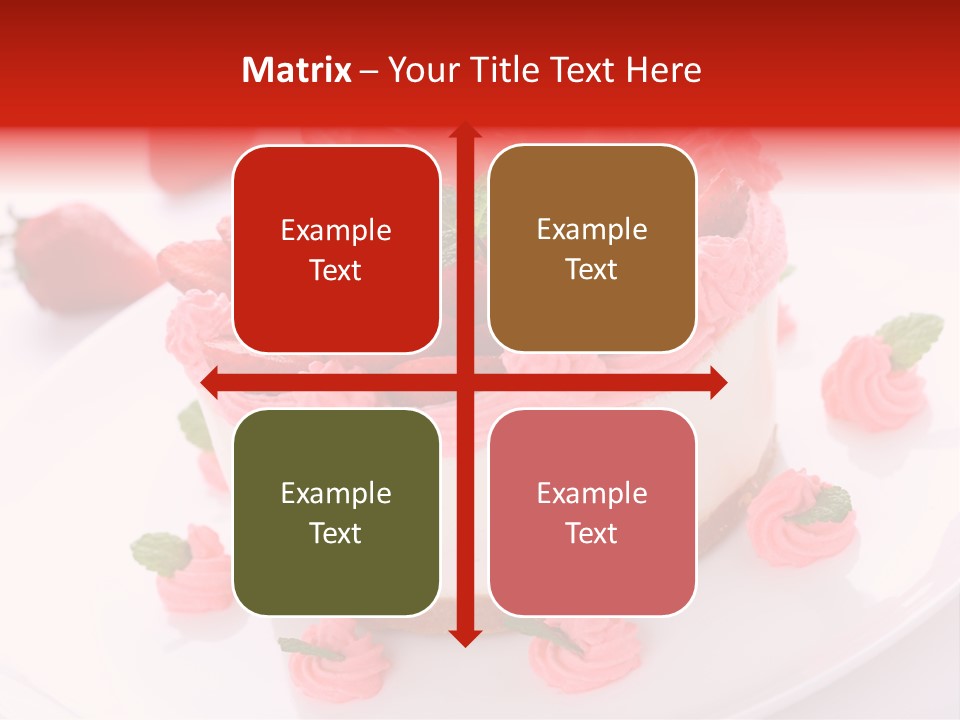 Natural Pastry Cream PowerPoint Template