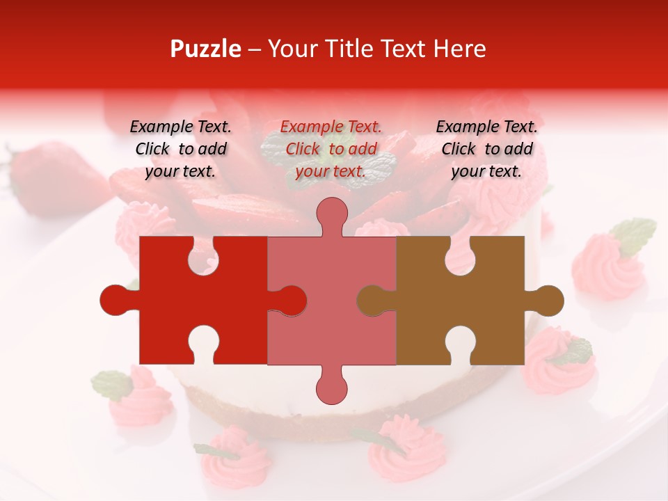 Natural Pastry Cream PowerPoint Template