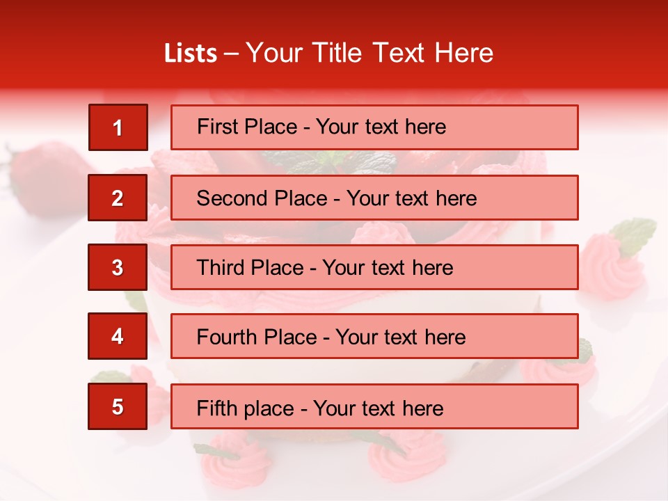 Natural Pastry Cream PowerPoint Template