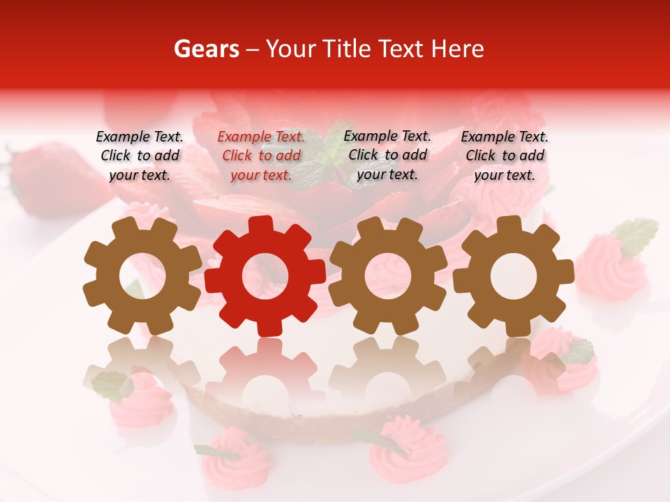 Natural Pastry Cream PowerPoint Template