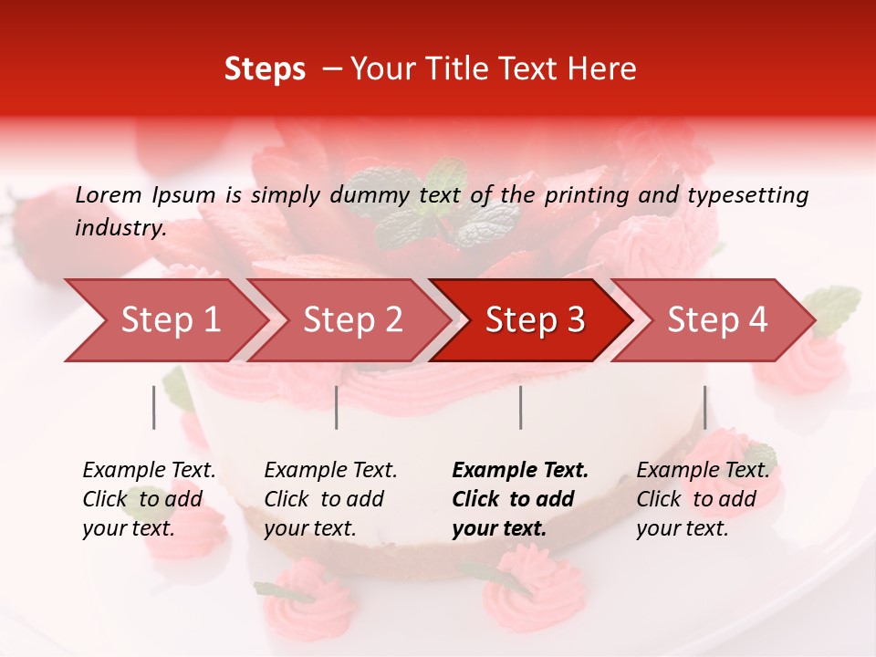 Natural Pastry Cream PowerPoint Template