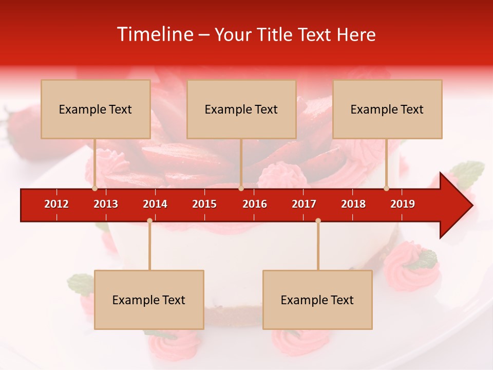 Natural Pastry Cream PowerPoint Template