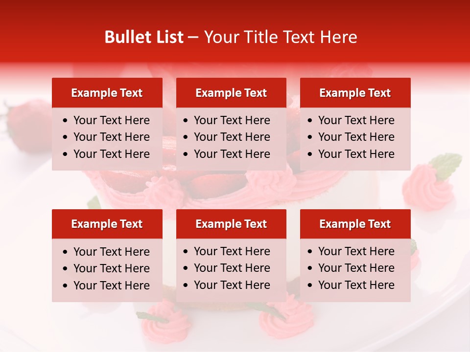 Natural Pastry Cream PowerPoint Template