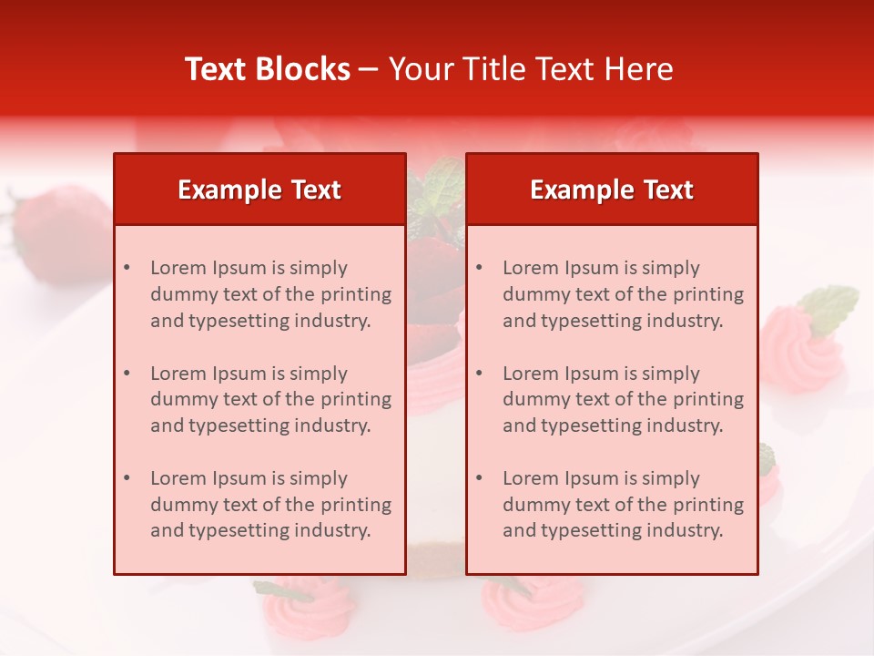 Natural Pastry Cream PowerPoint Template